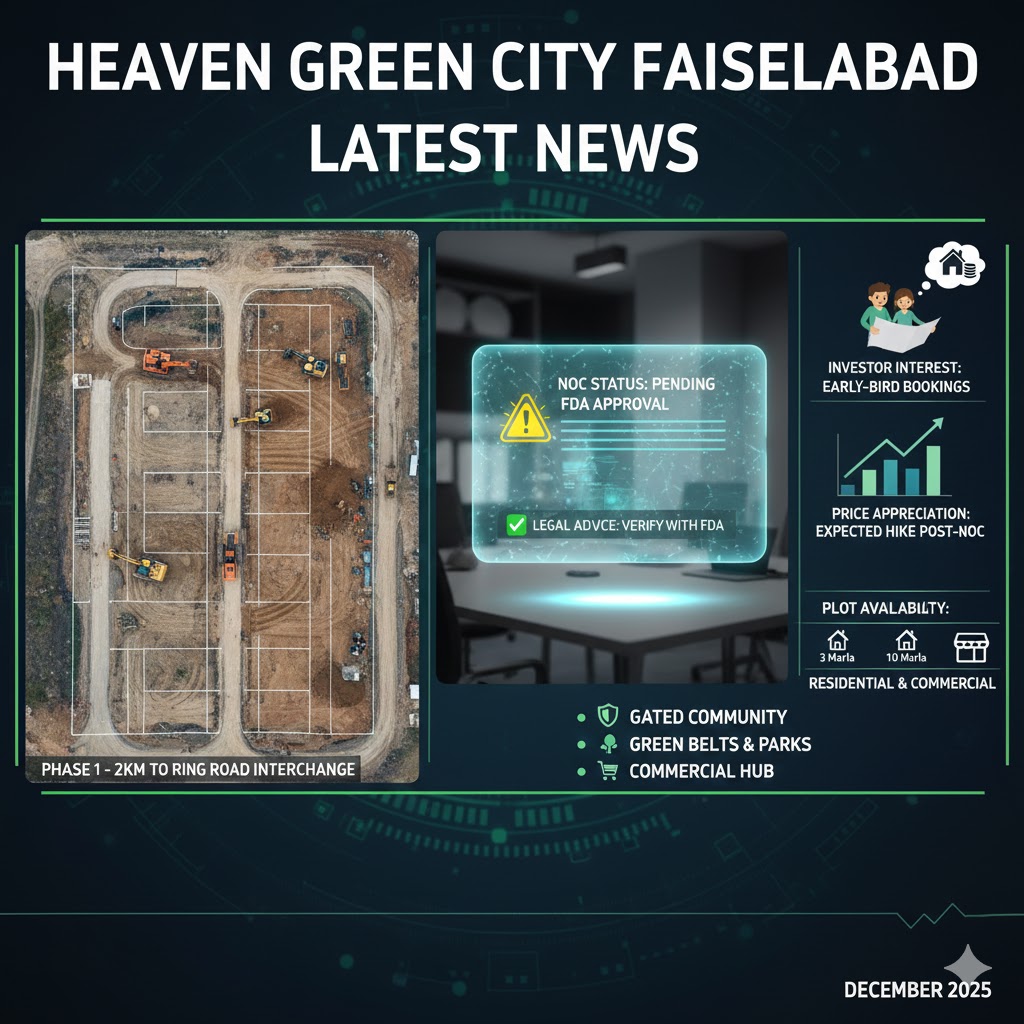 Heaven Green City Faisalabad Latest News